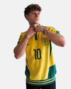 KNIT JERSEY BRÉSIL 100% COTON - WORLD CUP HERITAGE