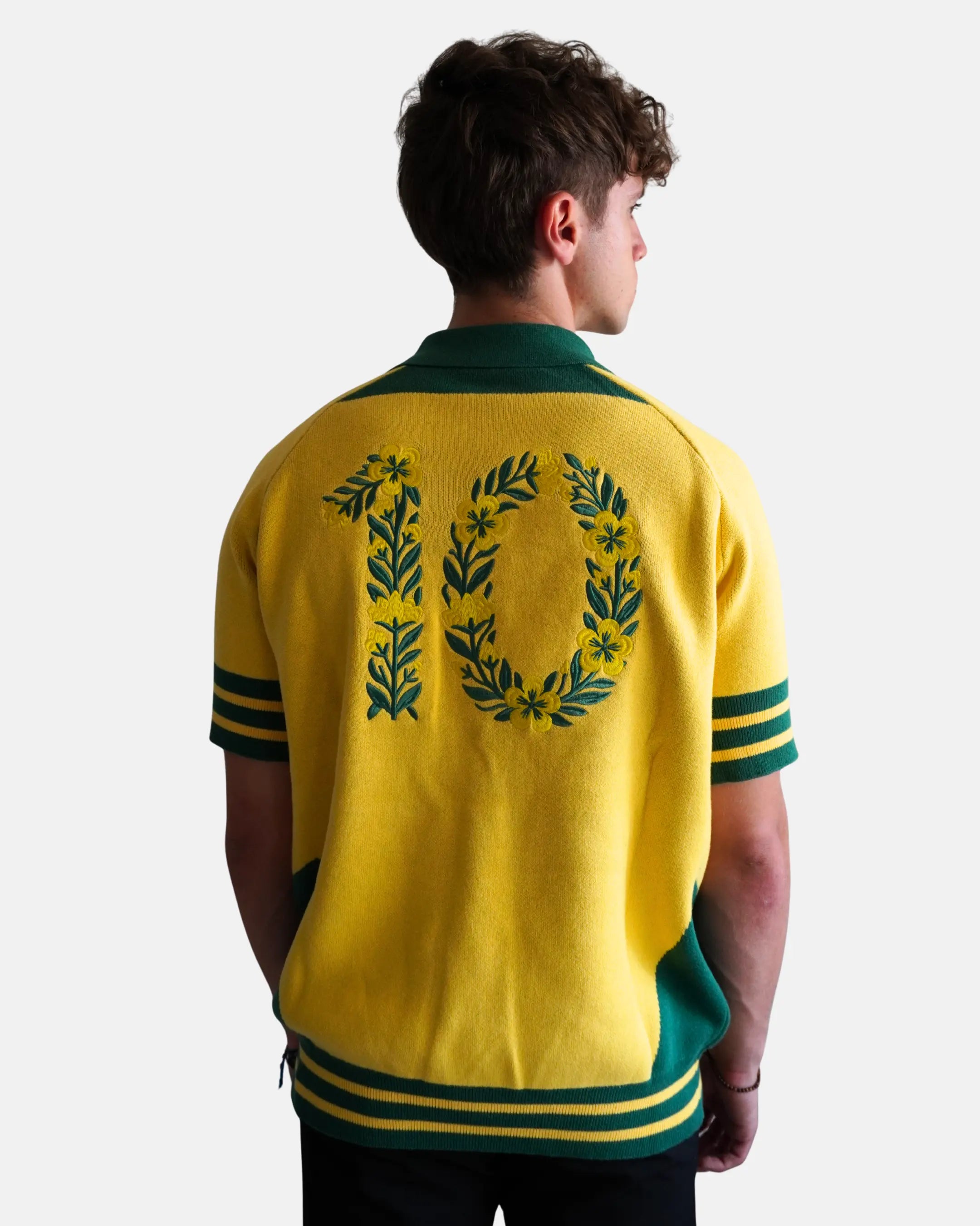 KNIT JERSEY BRÉSIL 100% COTON - WORLD CUP HERITAGE