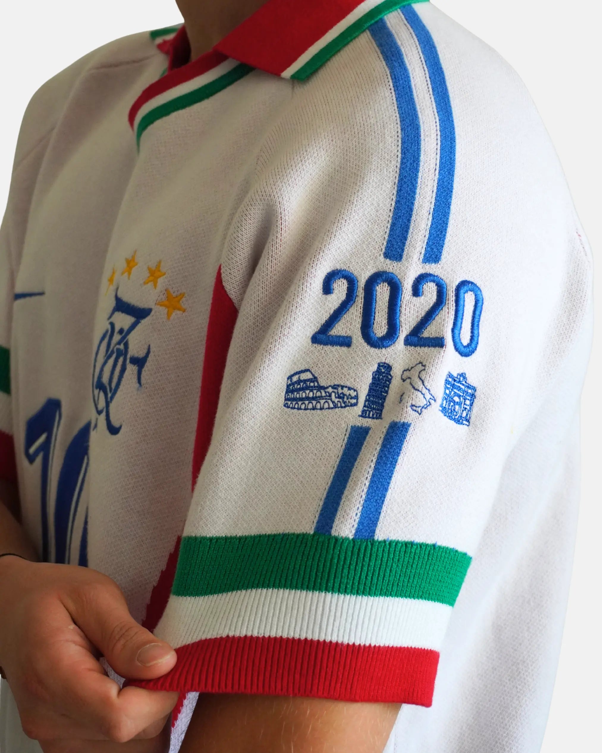 KNIT JERSEY ITALIE 100% COTON - WORLD CUP HERITAGE