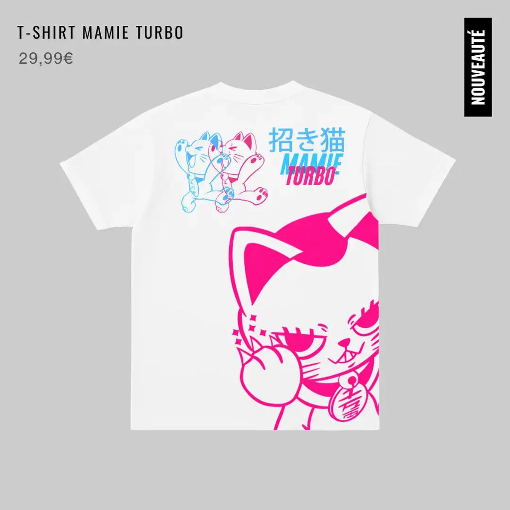 T-shirt Oversized "Mamie Turbo" Inazuma Originals