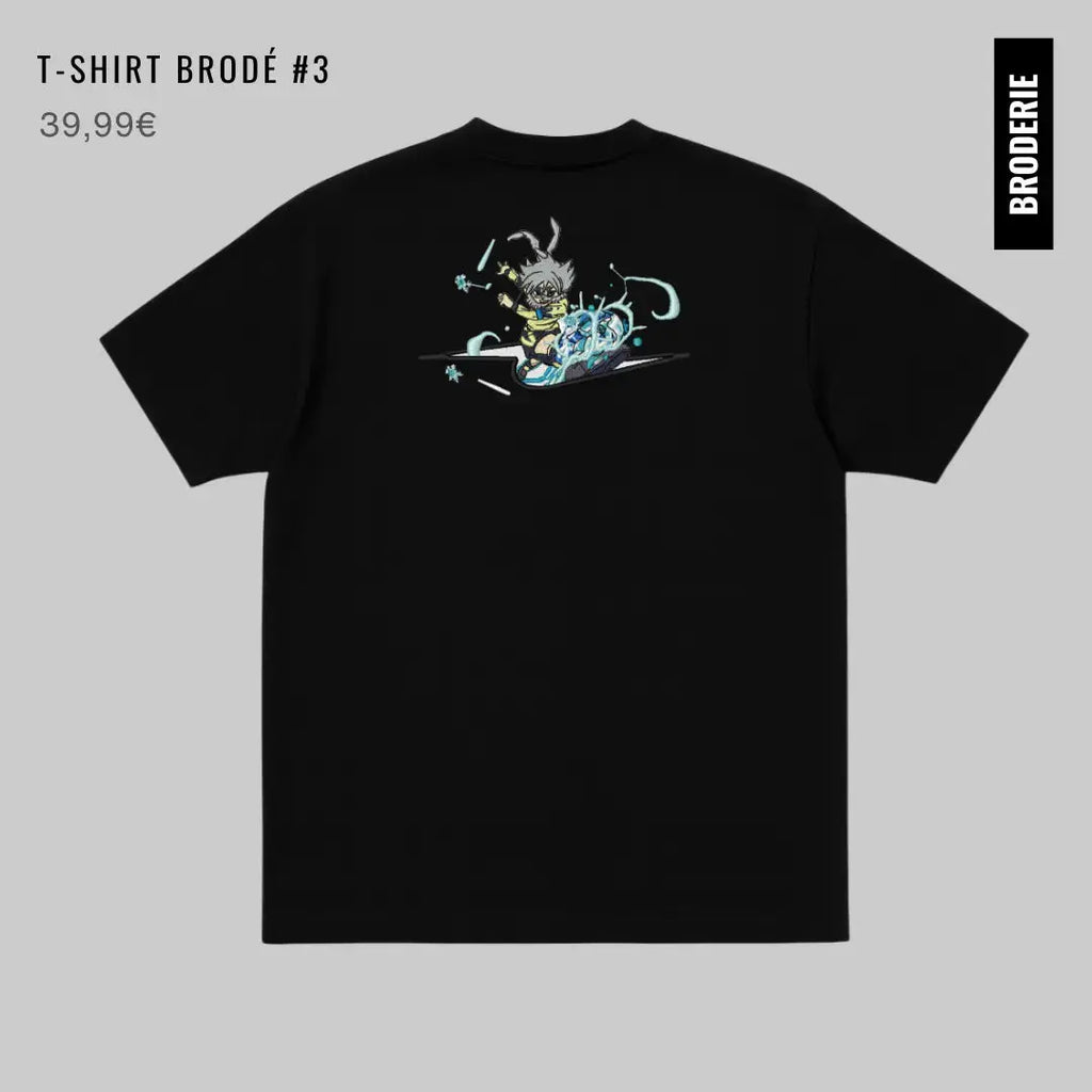T-shirt Brodé Oversized #3 Inazuma Originals