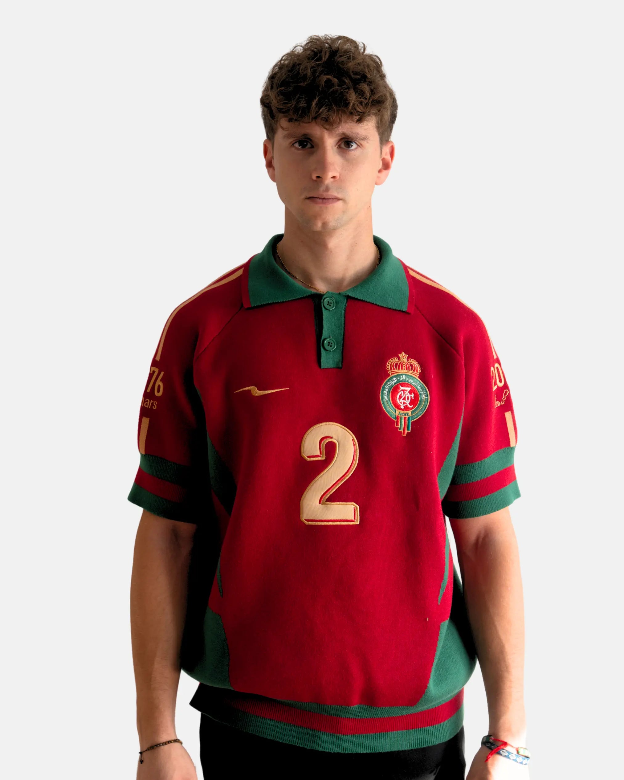 KNIT JERSEY MAROC 100% COTON - WORLD CUP HERITAGE