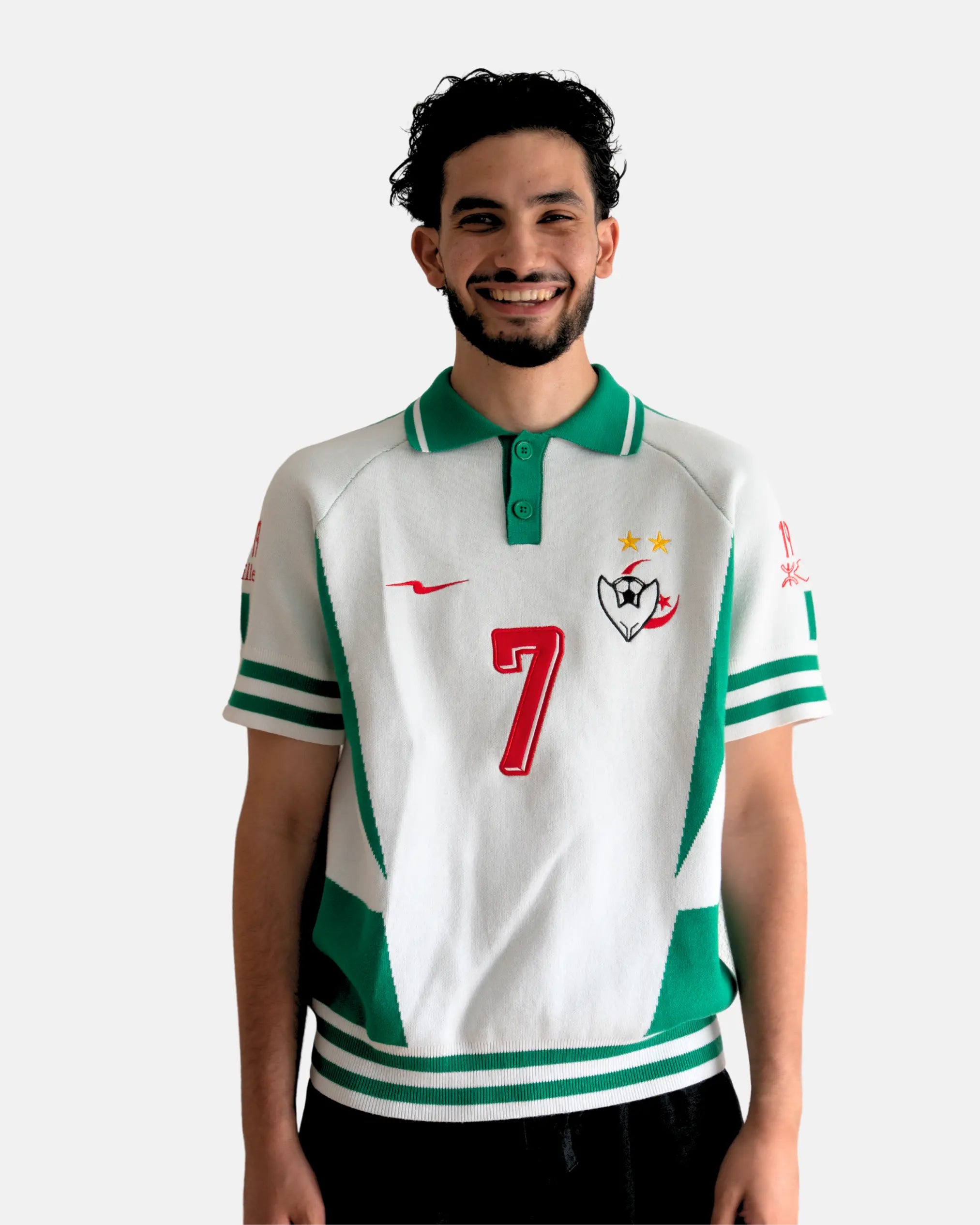 KNIT JERSEY ALGÉRIE 100% COTON - WORLD CUP HERITAGE