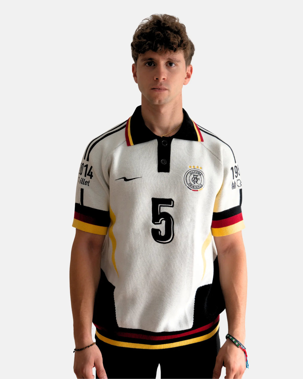 KNIT JERSEY ALLEMAGNE 100% COTON - WORLD CUP HERITAGE