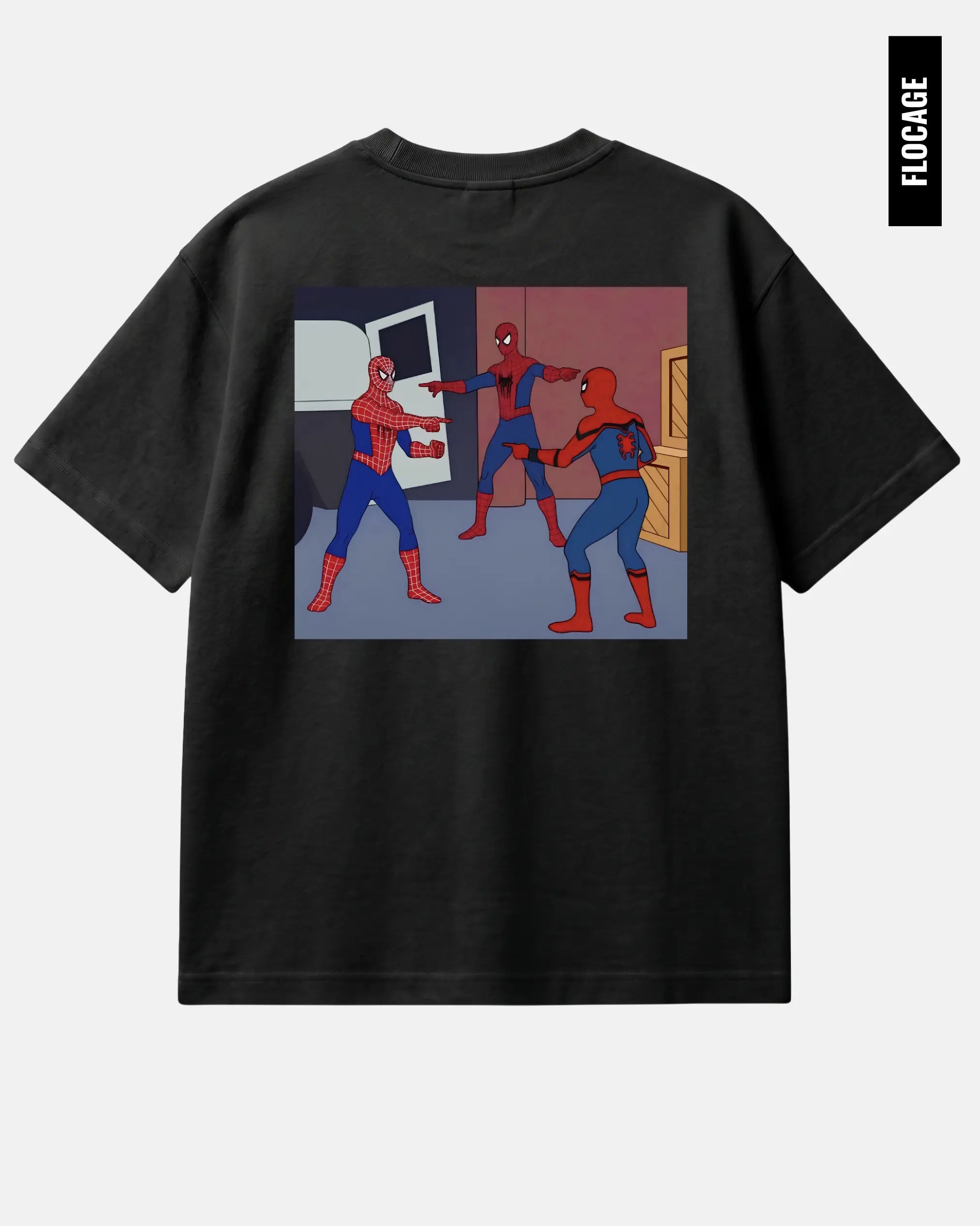 T-SHIRT FUNNY SPIDEY| 100% COTON