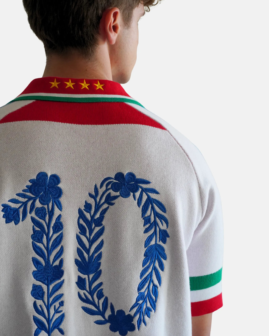 KNIT JERSEY ITALIE 100% COTON - WORLD CUP HERITAGE