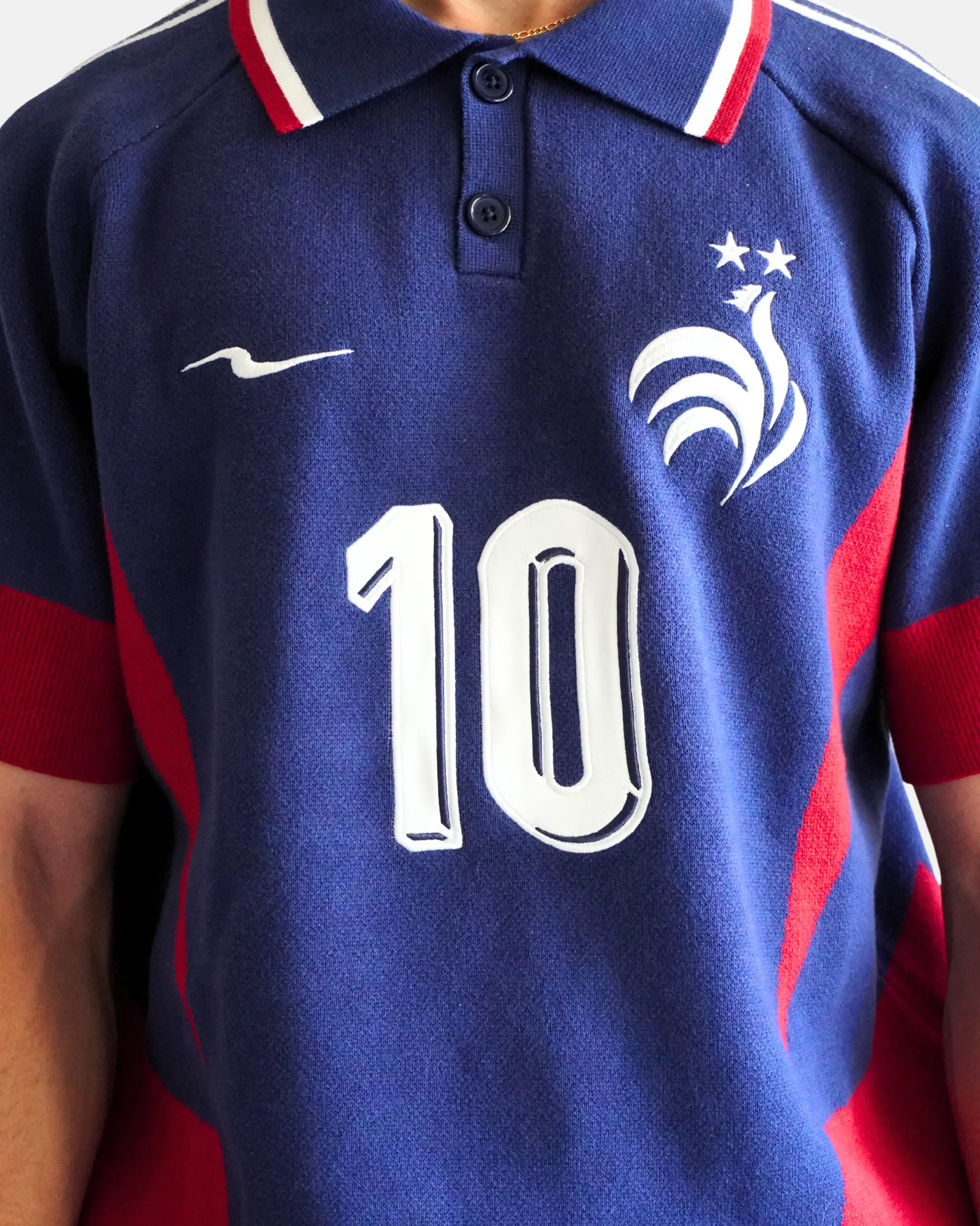 KNIT JERSEY FRANCE 100% COTON - WORLD CUP HERITAGE