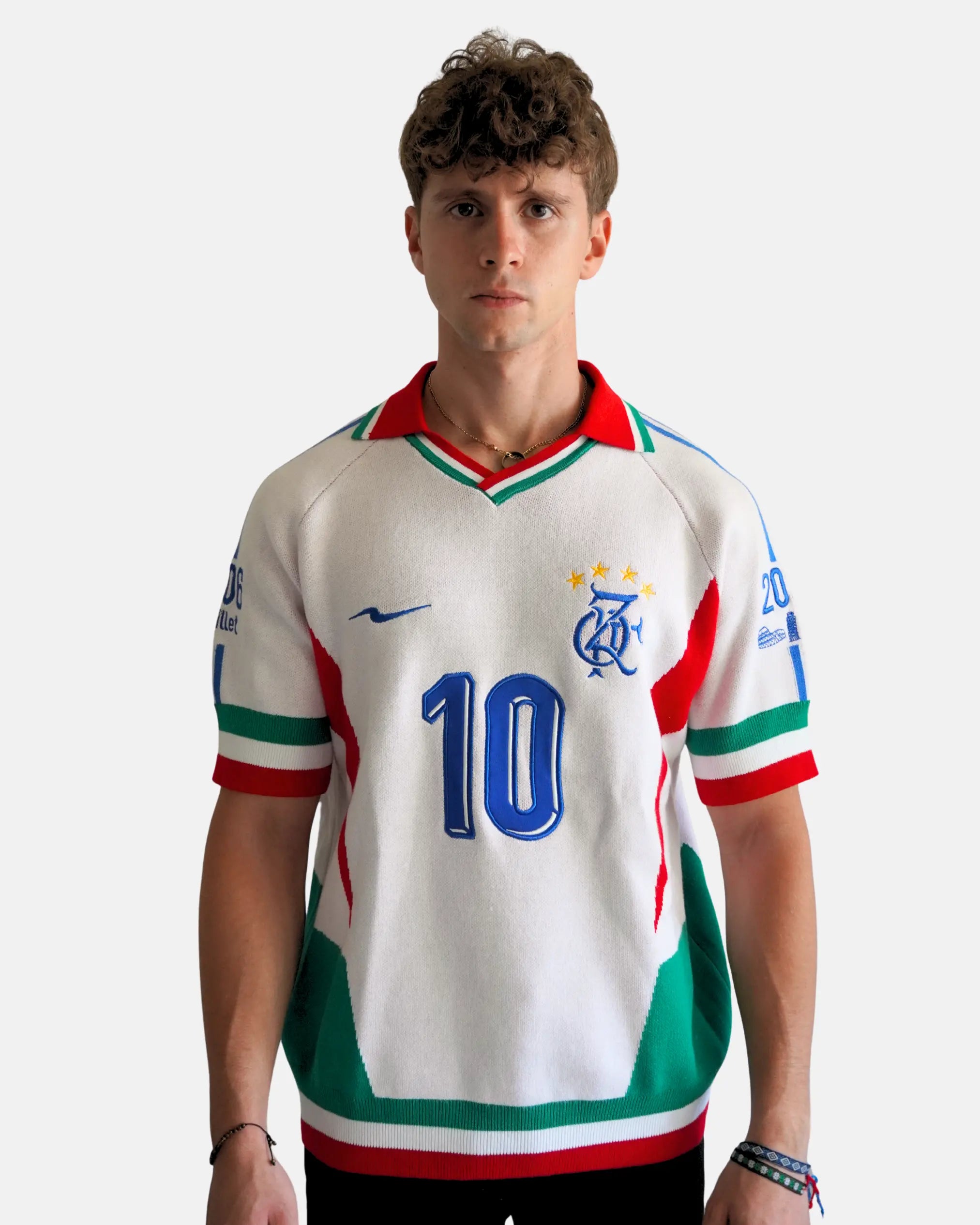 KNIT JERSEY ITALIE 100% COTON - WORLD CUP HERITAGE