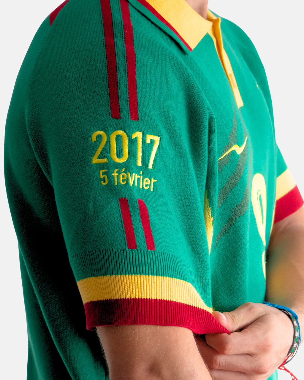 KNIT JERSEY CAMEROUN 100% COTON - WORLD CUP HERITAGE