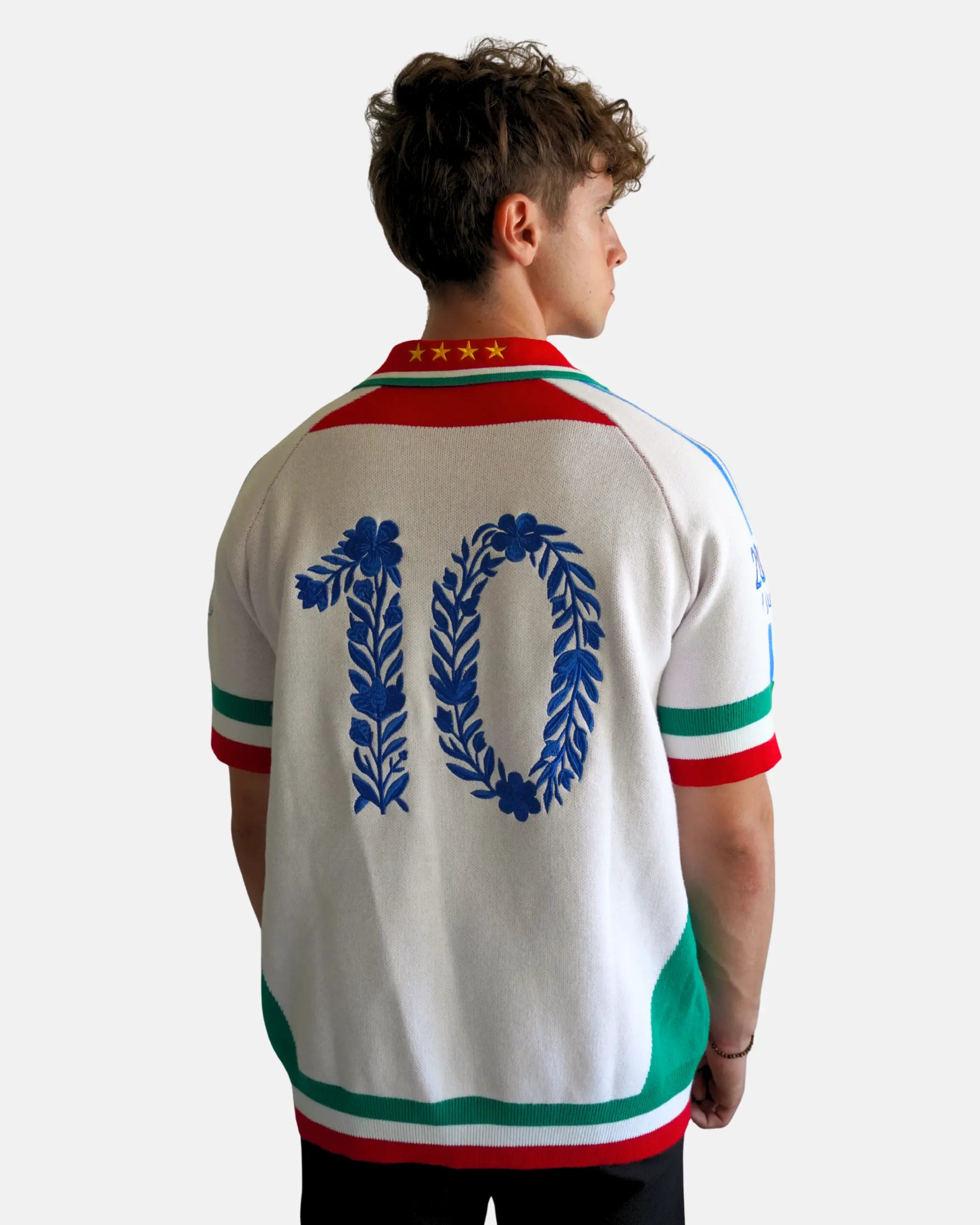 KNIT JERSEY ITALIE 100% COTON - WORLD CUP HERITAGE