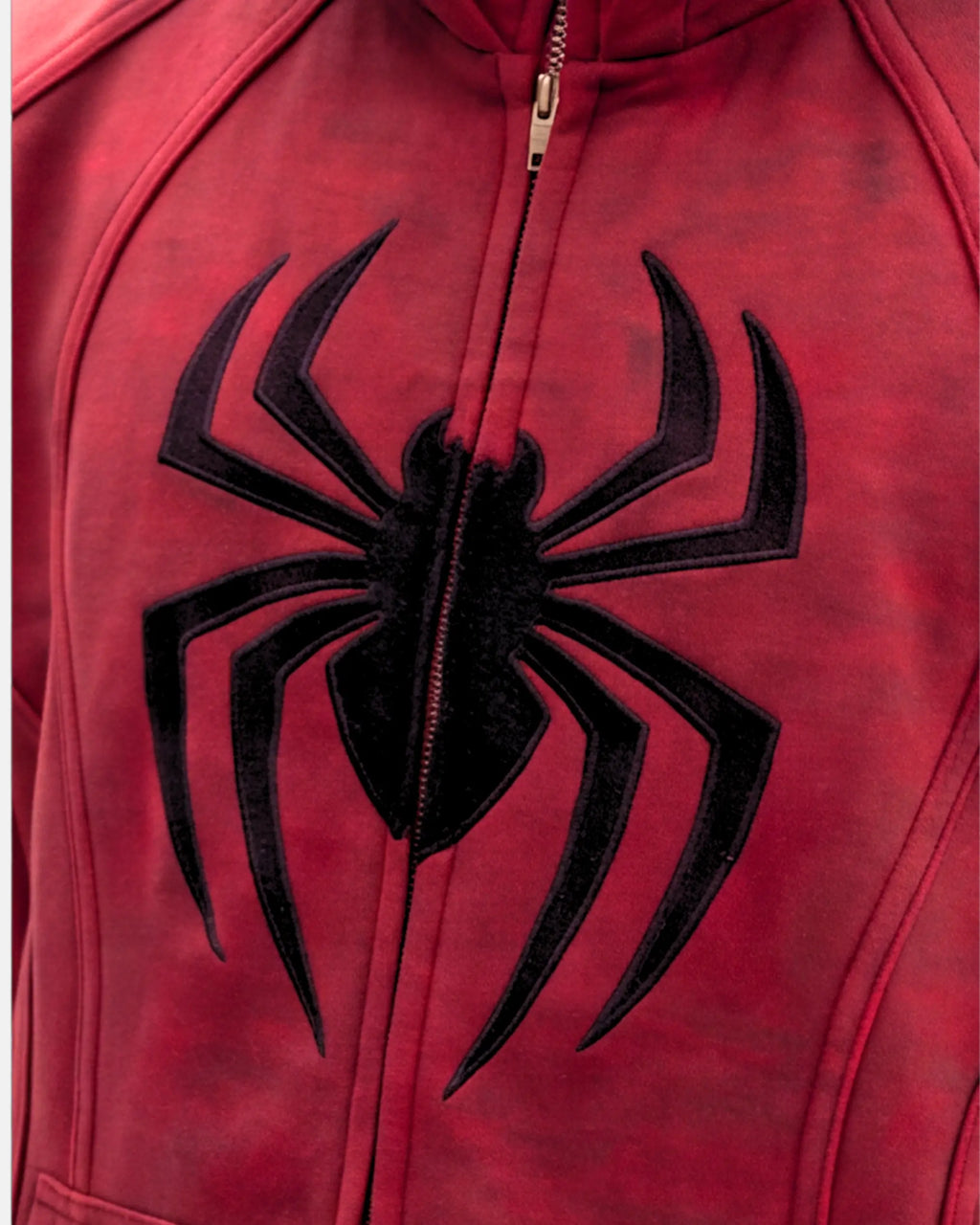 V2 LIMITÉE - VESTE TECH À CAGOULE SPIDEY | OVERSIZED