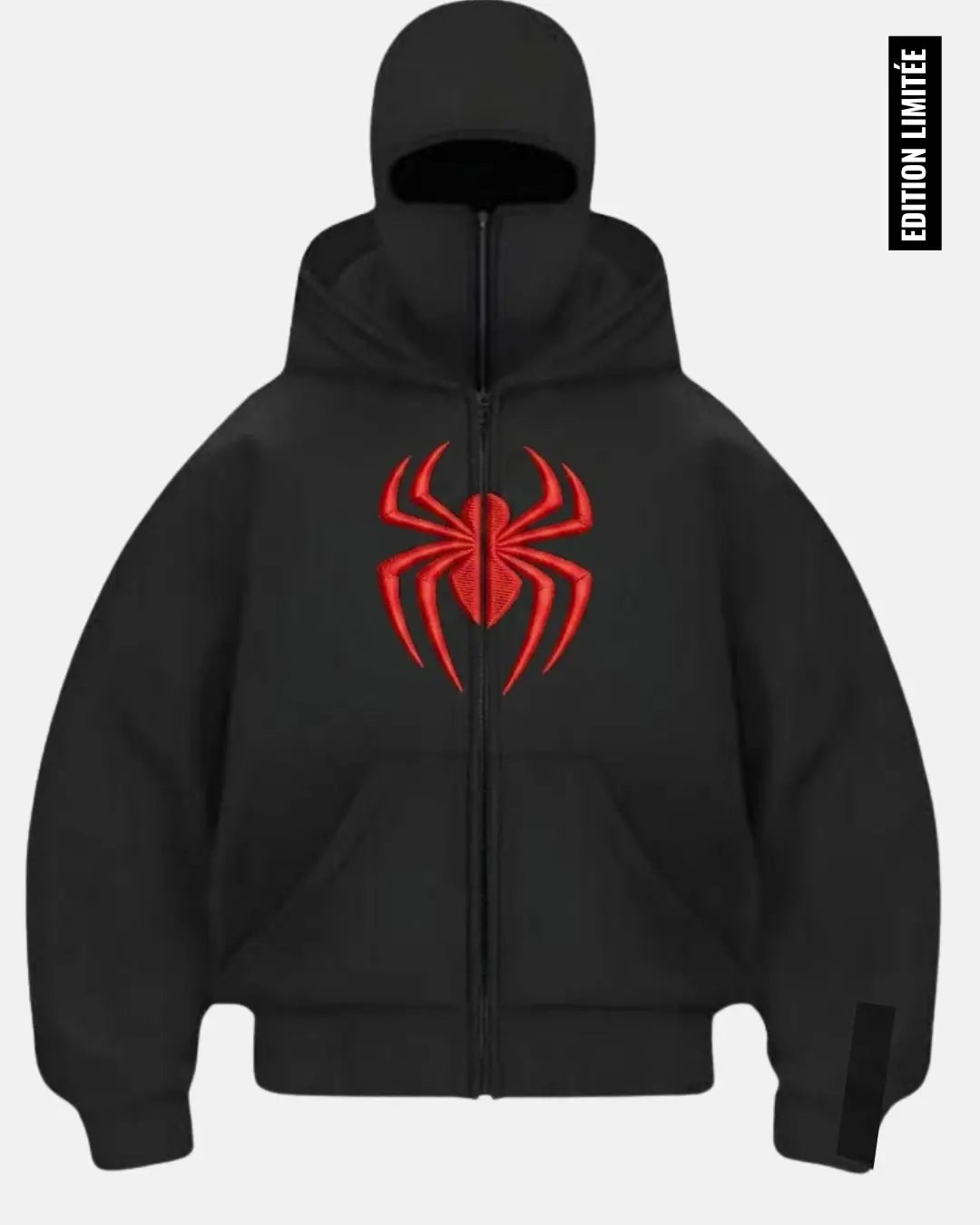 VESTE À CAGOULE BLACK SPIDEY