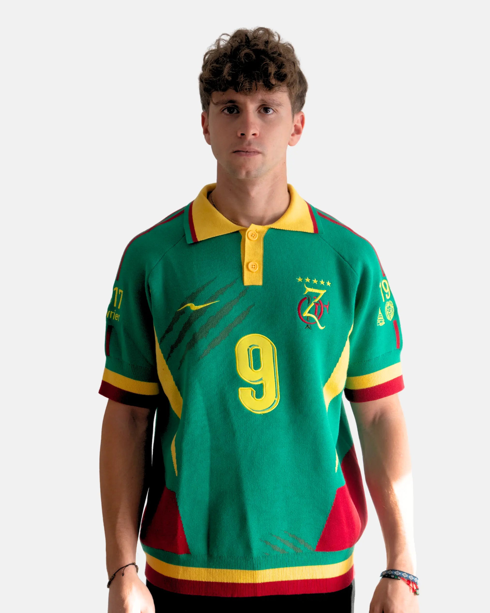KNIT JERSEY CAMEROUN 100% COTON - WORLD CUP HERITAGE